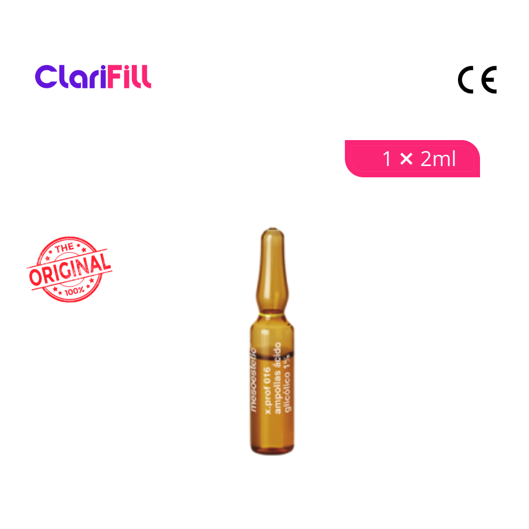 Mesoestetic X.prof 016 1% Glycolic Acid Ampoules (20 x 2ml)