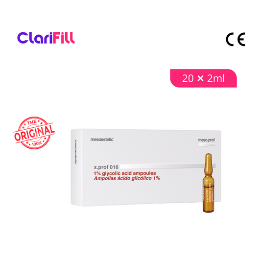 Mesoestetic X.prof 016 1% Glycolic Acid Ampoules (20 x 2ml)