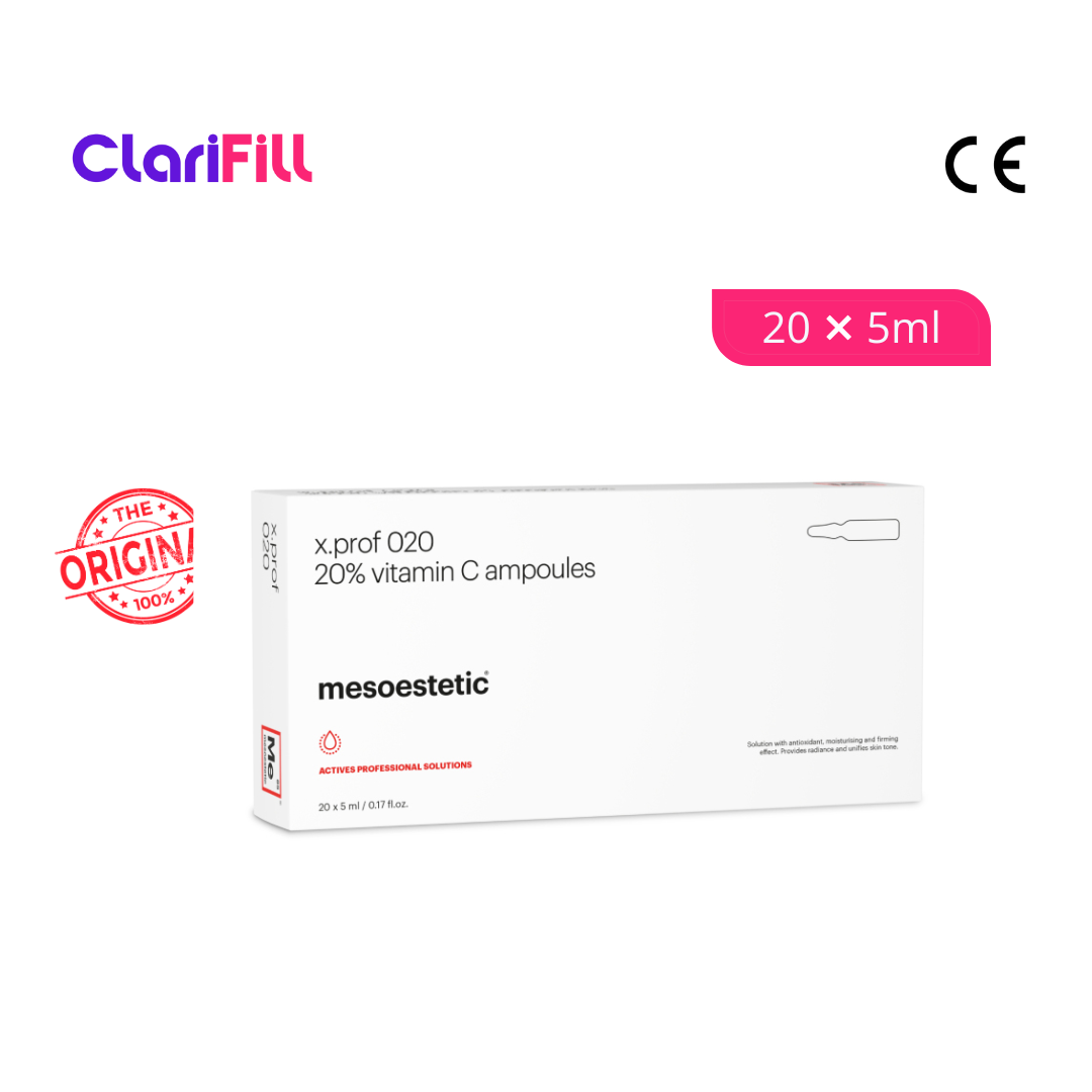 Mesoestetic X.prof 020 20% Vitamin C Ampoules (20 x 5ml)