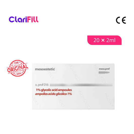 Mesoestetic X.prof 016 1% Glycolic Acid Ampoules (20 x 2ml)